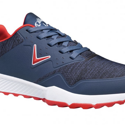 CALLAWAY CHEV ACE AERO GOLF SHOES NAVY/RED LIGHTWEIGHT SPIKELESS