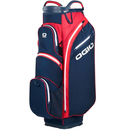 Ogio All Elements Silencer Cart Bag RED WHITE BLUE 25