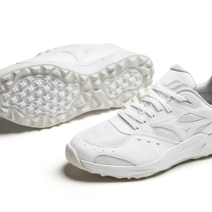 Mizuno Contender GS Men’s Golf Shoes White/White/White Various Sizes