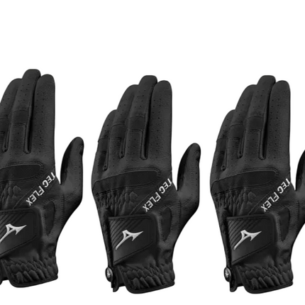 MIZUNO -LADIES ALL WEATHER GOLF GLOVE (3 pack) - LEFT HAND