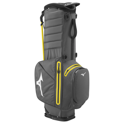 MIZUNO BR-DRI WATERPROOF STAND BAG  / 4 WAY DIVIDER / GREY / YELLOW / NEW 2026