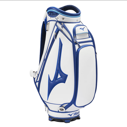Mizuno Tour Staff Bag - White/Blue- BTOURSTF22-01