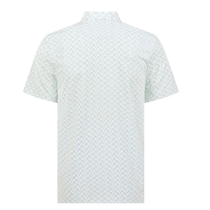 Original Penguin Golf Polo Shirt All-Over Lifesaver Print (Green) Various Sizes