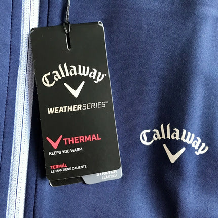 Callaway Mens High Gauge Full Zip Fleece Golf Vest Gillet