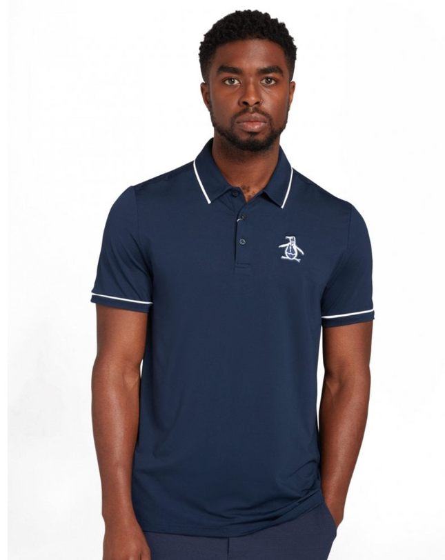 Original Penguin Golf Polo Shirt Black Iris (Navy Blue) Various Sizes