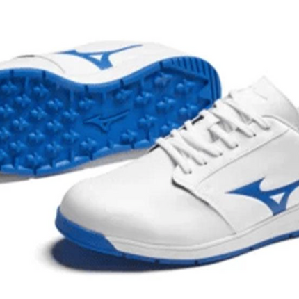 MIZUNO G-STYLE GOLF SHOES WHITE/BLUE BRAND NEW VARIOUS SIZES