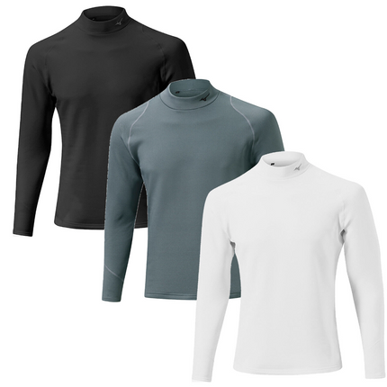 Mizuno Mens Breath Thermo BioGear Base Layer Compression Warming Top