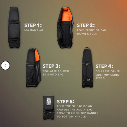 Ogio Renegade Travel Cover - Black - Golf Flight Luggage Protection