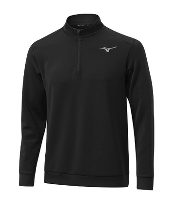 MIZUNO RB 1/4 ZIP MENS GOLF PULLOVER / BLUE WHITE BLACK