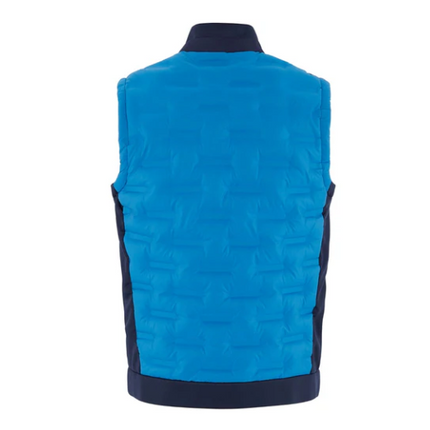 Penguin Insulated Mixed Media Golf Gillet (Blue)