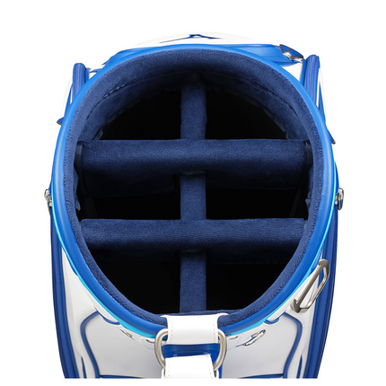 Mizuno Tour Staff Bag - White/Blue- BTOURSTF22-01