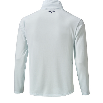 BRAND NEW Mizuno Breath Thermo ST 1/4 Zip Light Blue