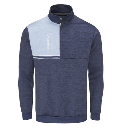 Stuburt Roxham Mens Half Zip Sweater Midlayer Windproof Thermal