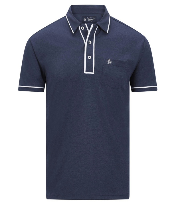 Original Penguin Golf Polo Shirt Navy Various Sizes