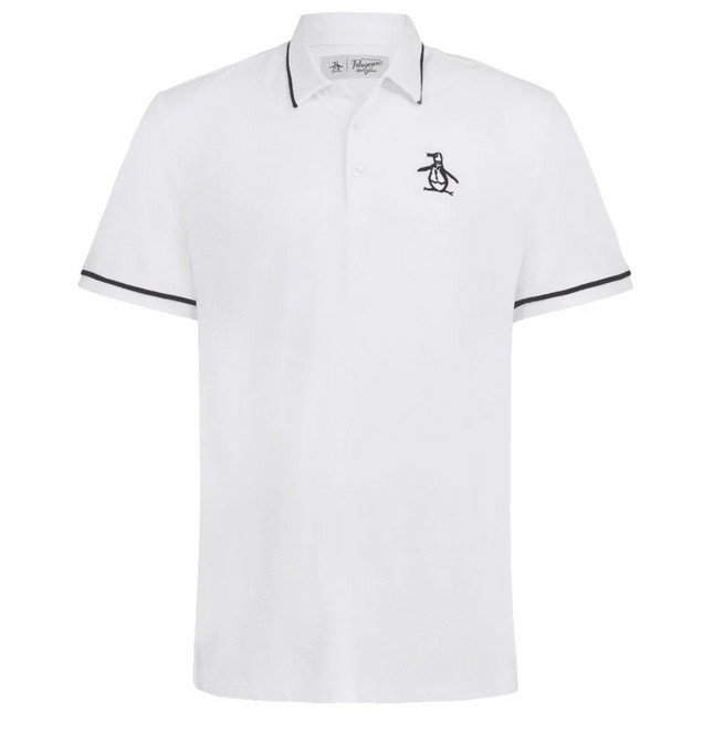 Original Penguin Golf Polo Shirt Bright White Various Sizes
