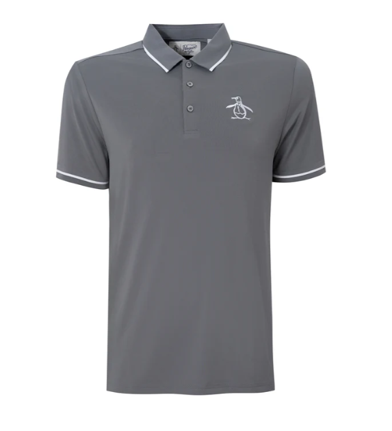 Original Penguin Golf Polo Shirt Grey Various Sizes