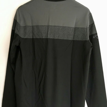 Callaway Golf Chest Block LS 1/4 Zip Pullover Caviar