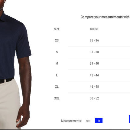 Callaway Mens Cooling Micro Hex Golf Polo Shirt / Navy/ Various Sizes