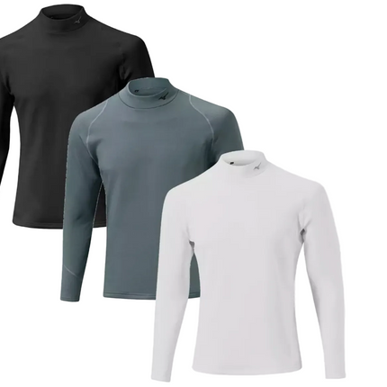 Mizuno Mens Breath Thermo BioGear Base Layer Compression Warming Top