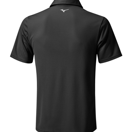 Mizuno Mens Move Tech Polo Shirt Winter Warm Short Sleeve Golf -BLACK or WHITE