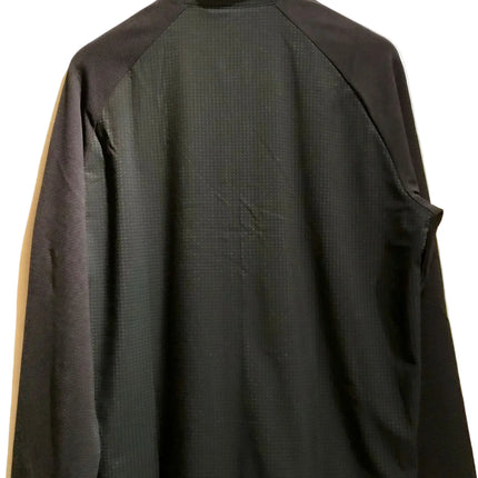 Callaway Mens 1/4 Zip Lightweight Printed Mixed Media Layer Pullover