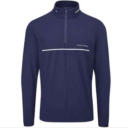 OSCAR JACOBSON DARWIN MENS 1/4 ZIP GOLF PULLOVER / VARIOUS COLOURS & SIZES