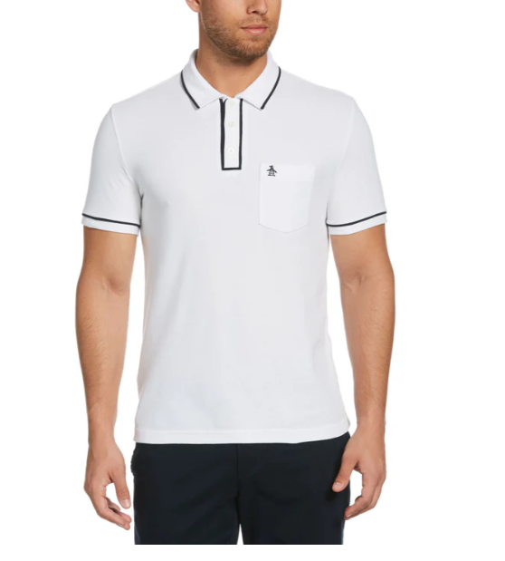Original Penguin Golf Polo Shirt White Various Sizes