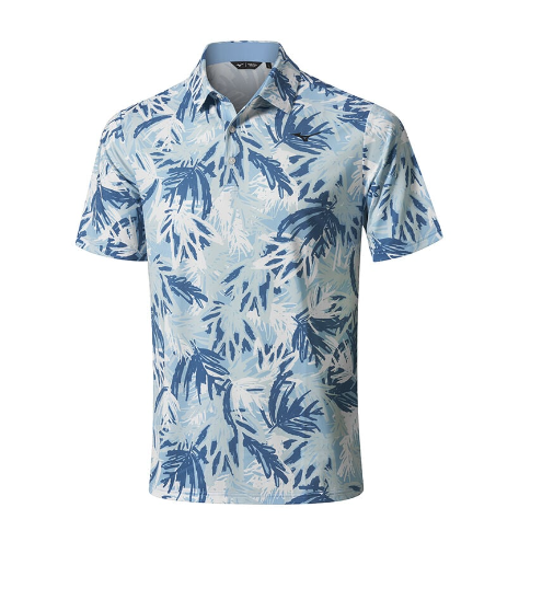 Mizuno Cali Cool Golf Polo Shirt - NEW! - GREEN-BLUE