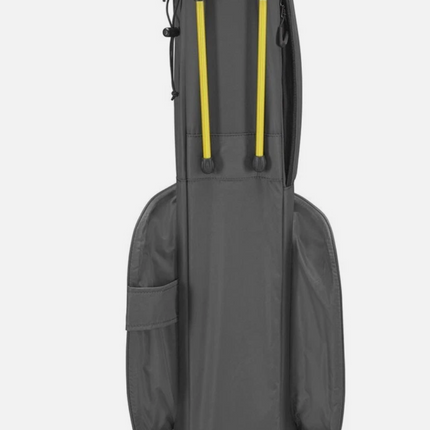 MIZUNO BR-D2 WATERPROOF GOLF STAND BAG / 4 WAY DIVIDER / GREY / YELLOW