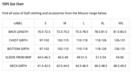 Mizuno Mens Winter Elite Long Sleeve Polo Shirt Golf Move Tech Thermo Top