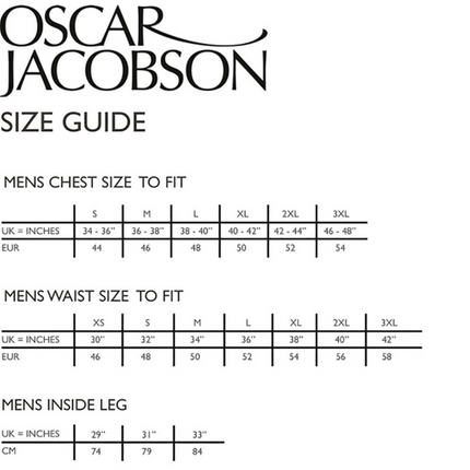 OSCAR JACOBSON DARWIN MENS 1/4 ZIP GOLF PULLOVER / VARIOUS COLOURS & SIZES