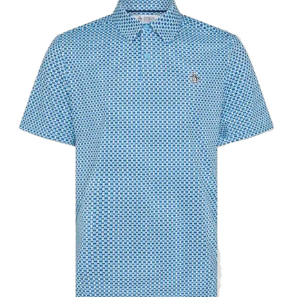 Original Penguin Golf Polo Shirt Pete's Bow Tie (Blue) Various Sizes