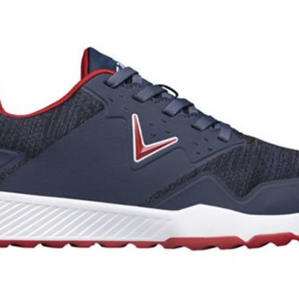 CALLAWAY CHEV ACE AERO GOLF SHOES NAVY/RED LIGHTWEIGHT SPIKELESS