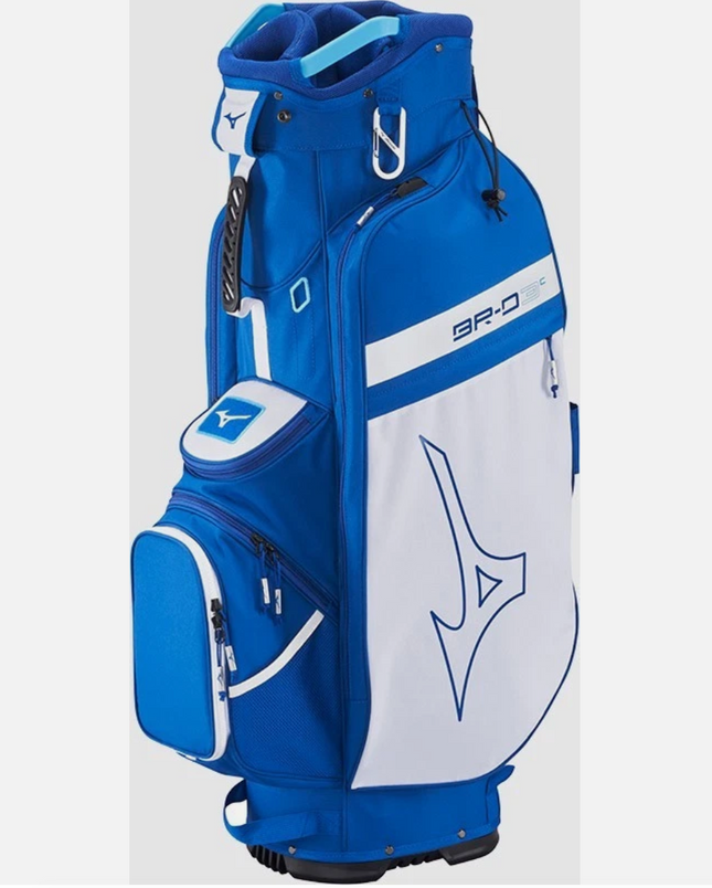 New Mizuno BR-D3 Cart Bag Staff Colours Blue White