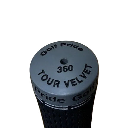 Golf club grip with 'Golf Pride' branding