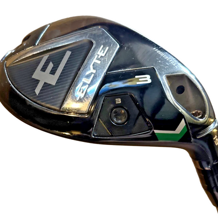 Callaway Elyte #3 Hybrid 19 Degree Stiff Flex Denali Charcoal 70 Shaft-used excellent condition