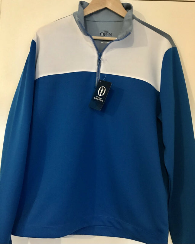 Brand New 'The Open' 1/4 Zip Golf Mens Sweater by Ahead USA