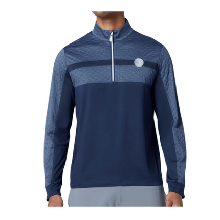 Original Penguin Pullover Heritage Block 1/4 Zip UK / Navy