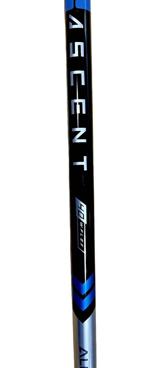 Golf club shaft with 'Ascent' 