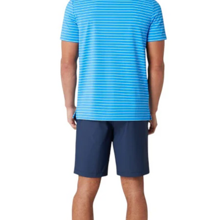 Original Penguin Golf Polo Shirt Blue Stripe (French Blue) Various Sizes