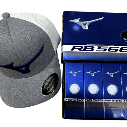 Mizuno Cap and 1 Dozen Mizuno Golf Balls Stocking Filler Deal