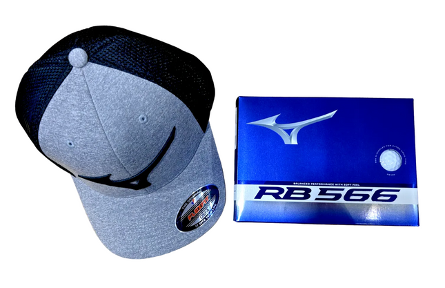 Mizuno Cap and 1 Dozen Mizuno Golf Balls Stocking Filler Deal