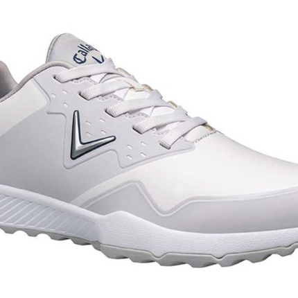 CALLAWAY CHEV ACE GOLF SHOES WHITE/GREY LIGHTWEIGHT SPIKELESS