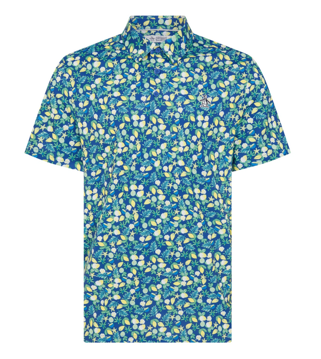 Original Penguin Golf Polo Shirt Coconut Caddy (Galaxy Blue) Various Sizes