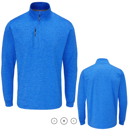 Stuburt Ellwood Mens Golf Half Zip Sweater Midlayer Windproof Thermal