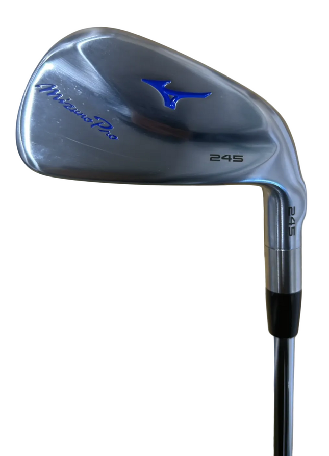 Mizuno Pro 245 7 iron Demo Club 1FL/1UP Dynamic Gold 115g Stiff Flex -used excellent condition