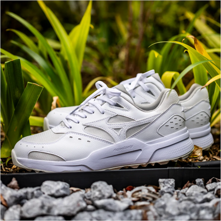 Mizuno Contender GS Men’s Golf Shoes White/White/White Various Sizes