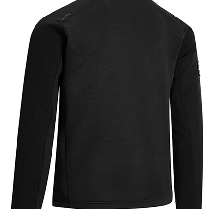 CALLAWAY GOLF MENS THERMORE MIXED MEDIA STRETCH SWING TECH JACKET - BLACK °