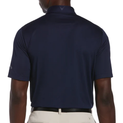 Callaway Mens Cooling Micro Hex Golf Polo Shirt / Navy/ Various Sizes