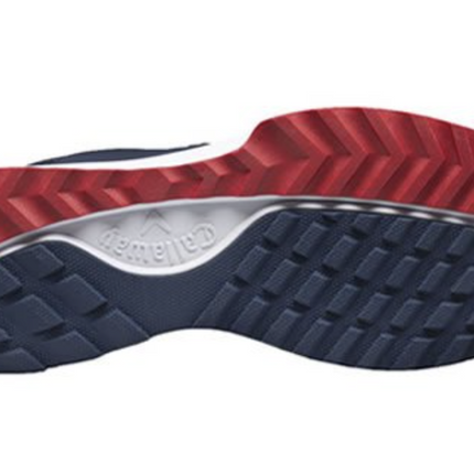 CALLAWAY CHEV ACE AERO GOLF SHOES NAVY/RED LIGHTWEIGHT SPIKELESS